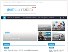 Tablet Screenshot of gomuluyazilim.com
